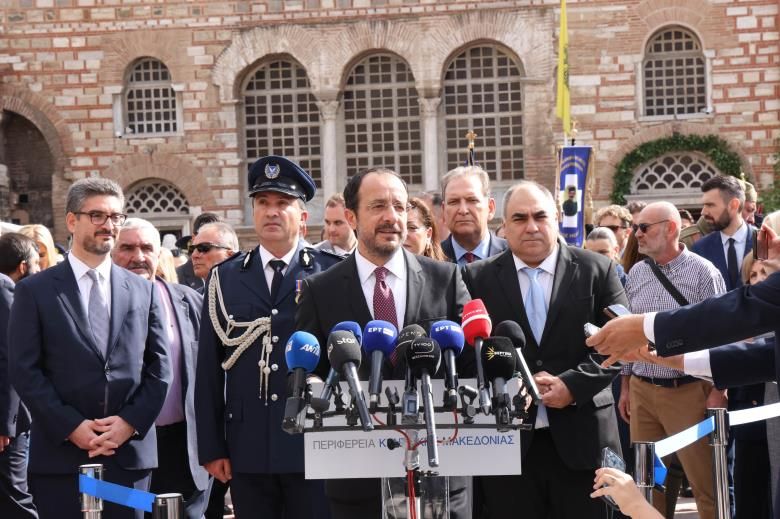 Αθήνα και Λευκωσία έχουν κοινό στόχο την απελευθέρωση της Κύπρου, είπε ο ΠτΔ στη Θεσσαλονίκη