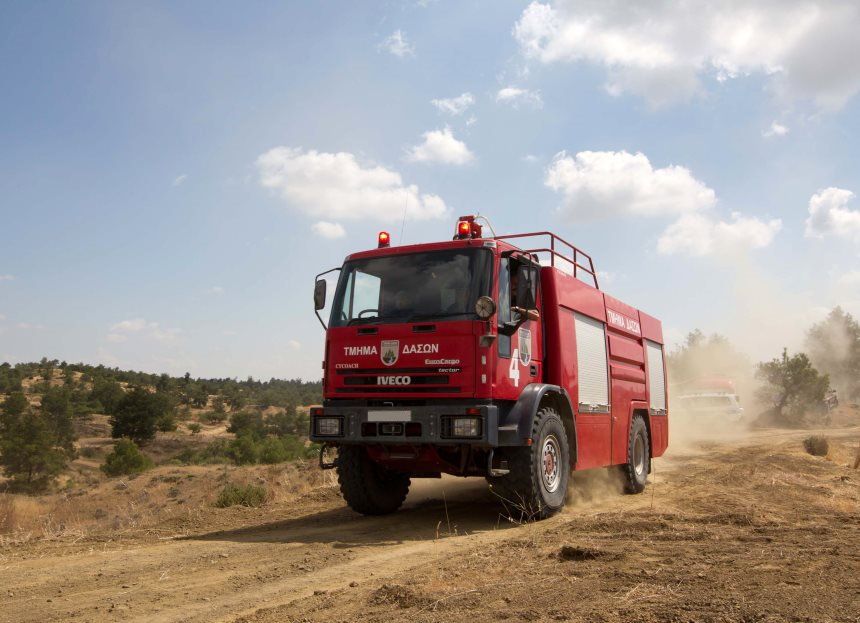 Φωτιά ξέσπασε το απόγευμα της Παρασκευής παρά το Καλό Χωριό Λεμεσού